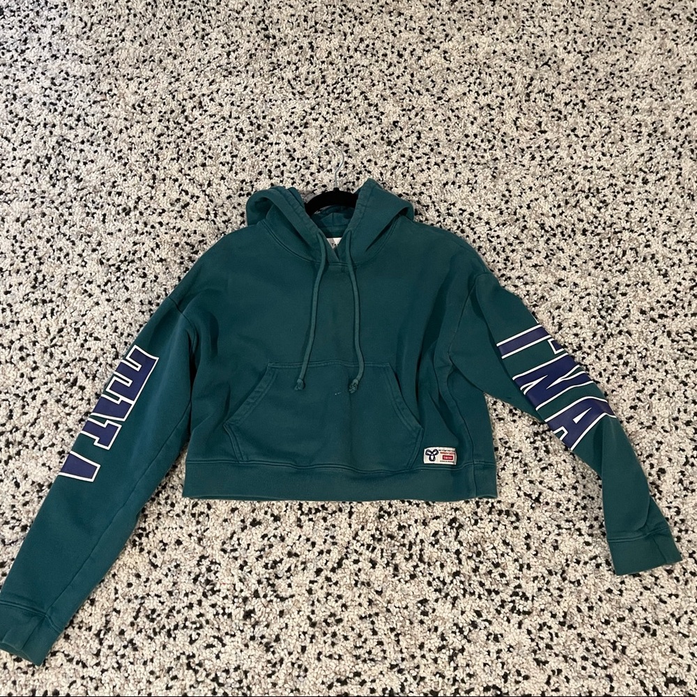 TNA ARITZIA cropped hoodie size XS